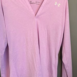 Under Armour V-Neck Loose Fit Hooded Tee